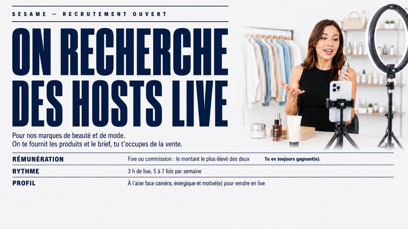 On recherche des hosts LIVE