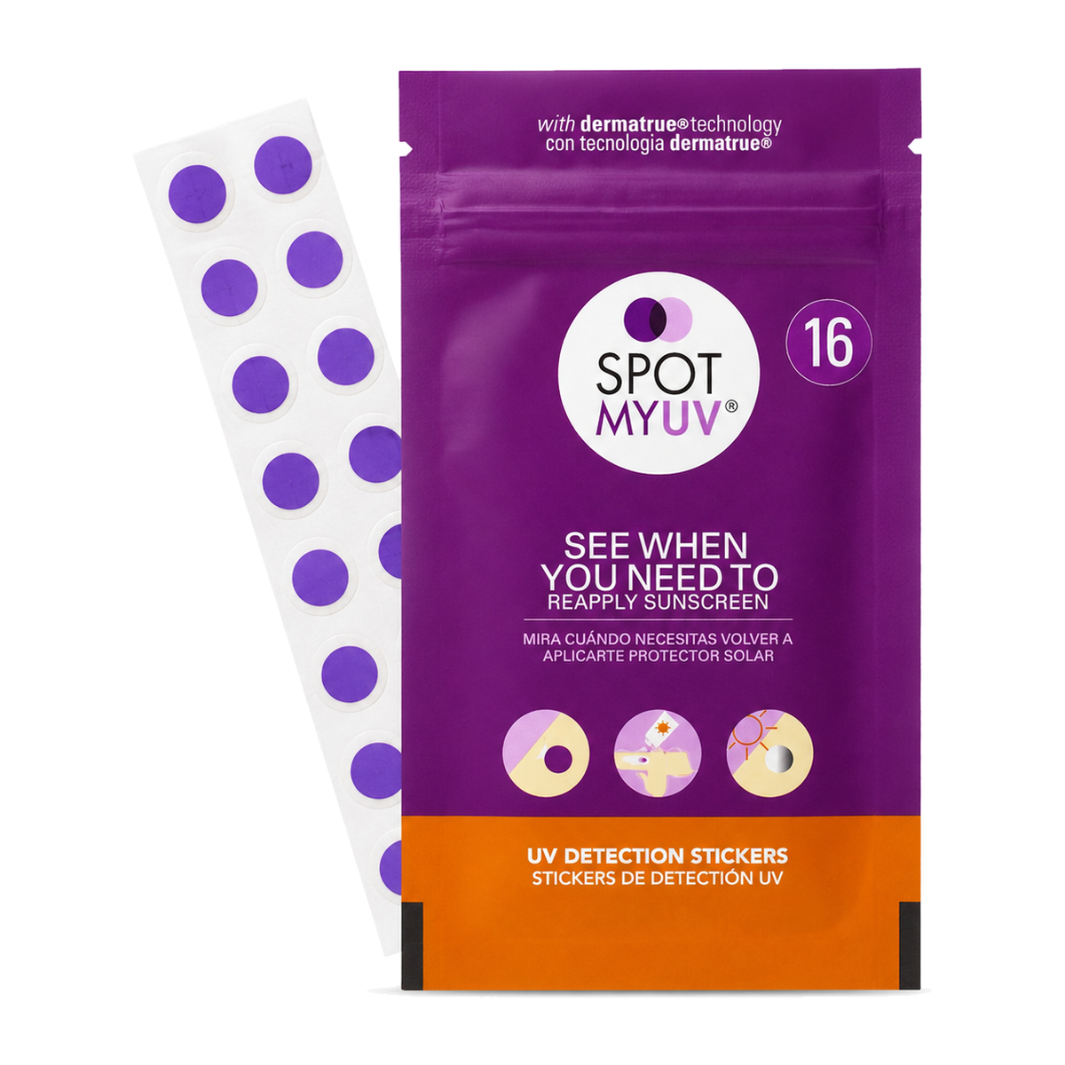SpotMyUV Pack 16 stickers